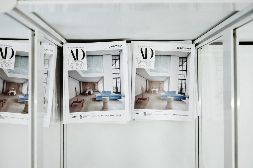 Mentioned in "Kitchen & Bath Business" as a Standout from the Architectural Digest Design Show