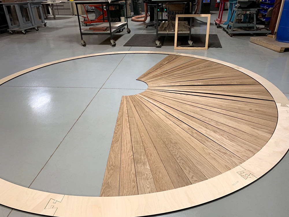 A BEHIND THE SCENES LOOK AT MAKING A 12-FOOT MEDALLION