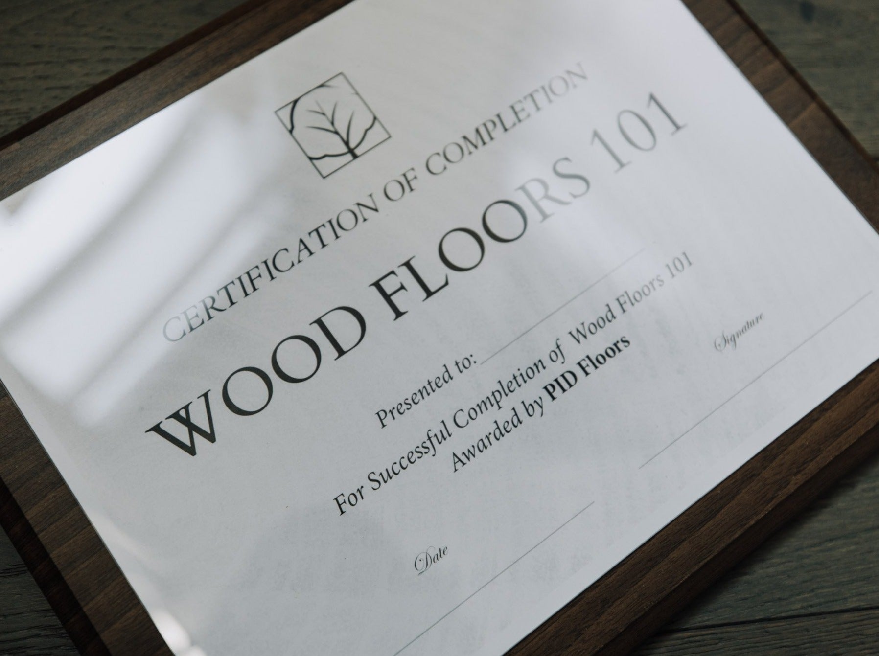 PID Courses: Wood Floors 101